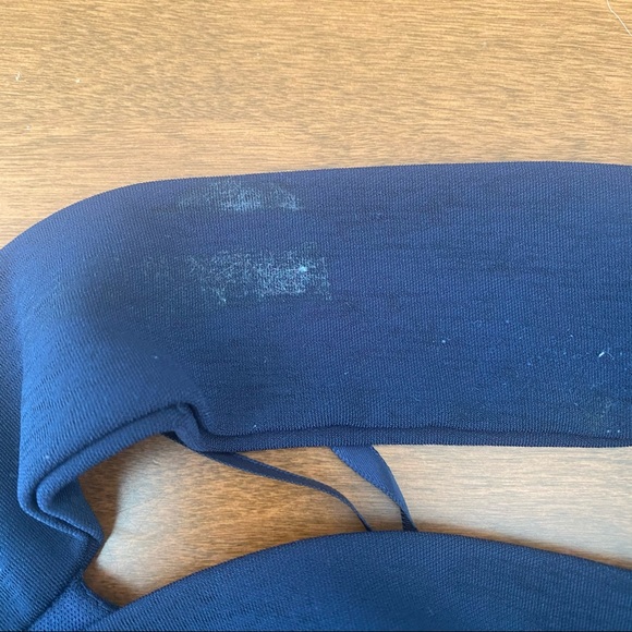 Windsor Off-Shoulder A-Line Dress navy size small - Picture 2 of 12